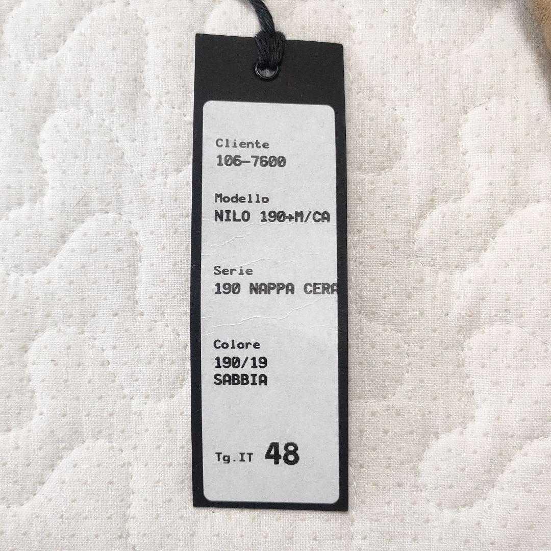 新品✨菅原靴店完全別注　EMMETI NILO　レザー×ウールカシミヤ　キャメル