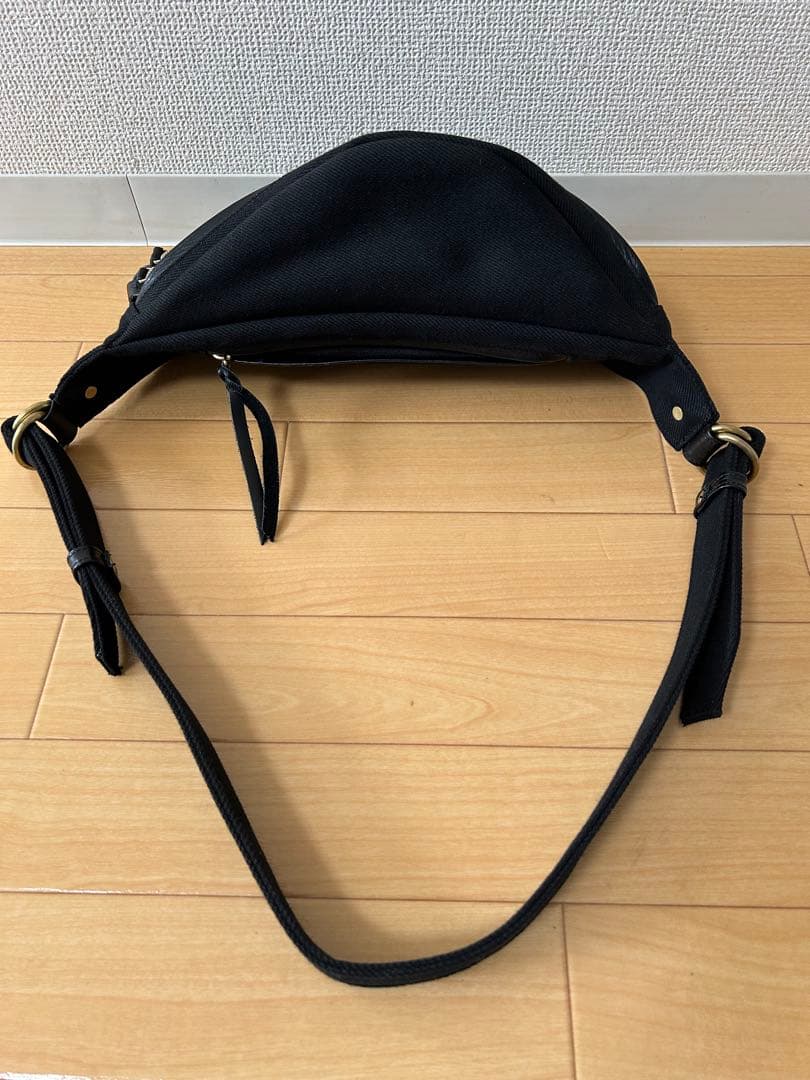 IRON HEART アイアンハート 21oz黒鎧ウエストバッグ/IHE-37