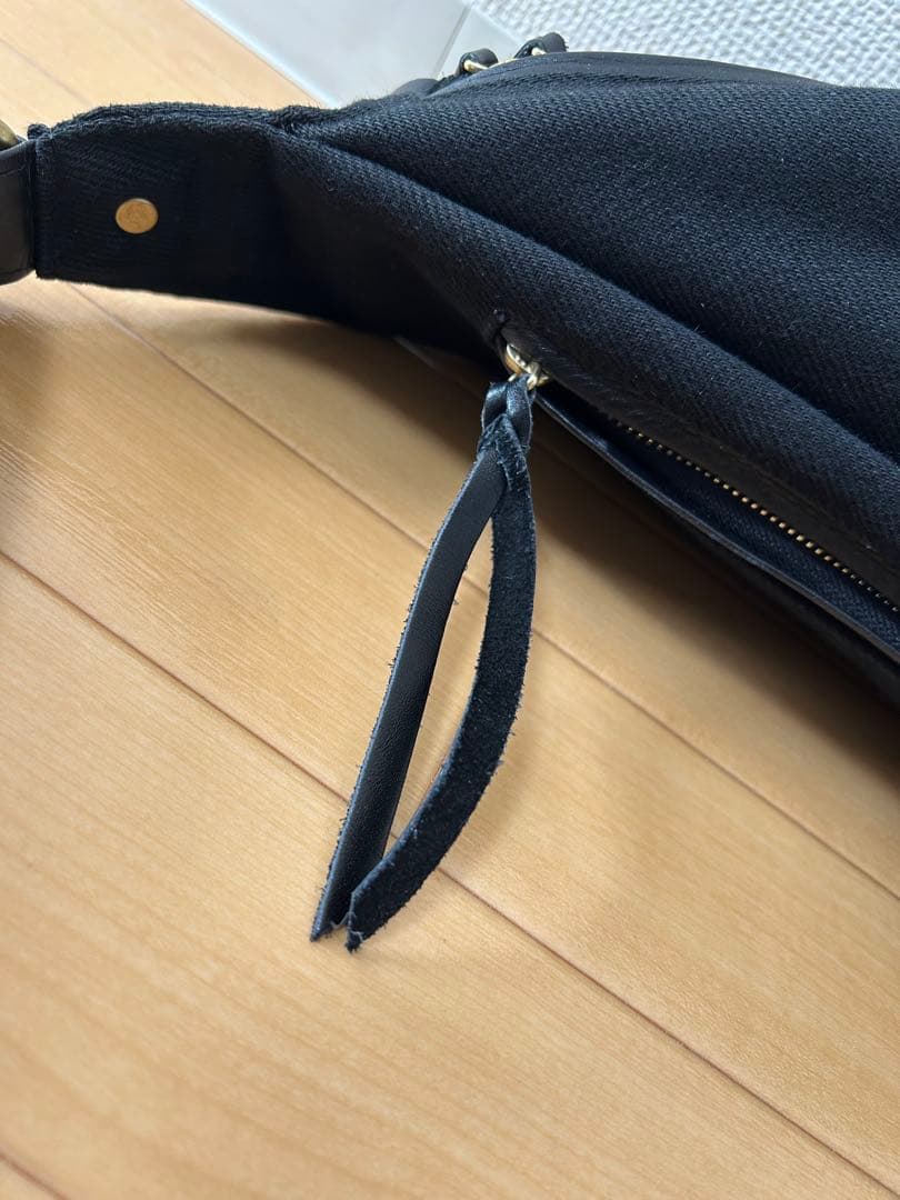 IRON HEART アイアンハート 21oz黒鎧ウエストバッグ/IHE-37