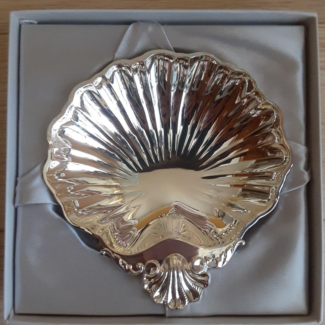 WAKO 銀座和光 銀仕上げ 貝殻 シェル トレイ トレイ 箱付き - メルカリ