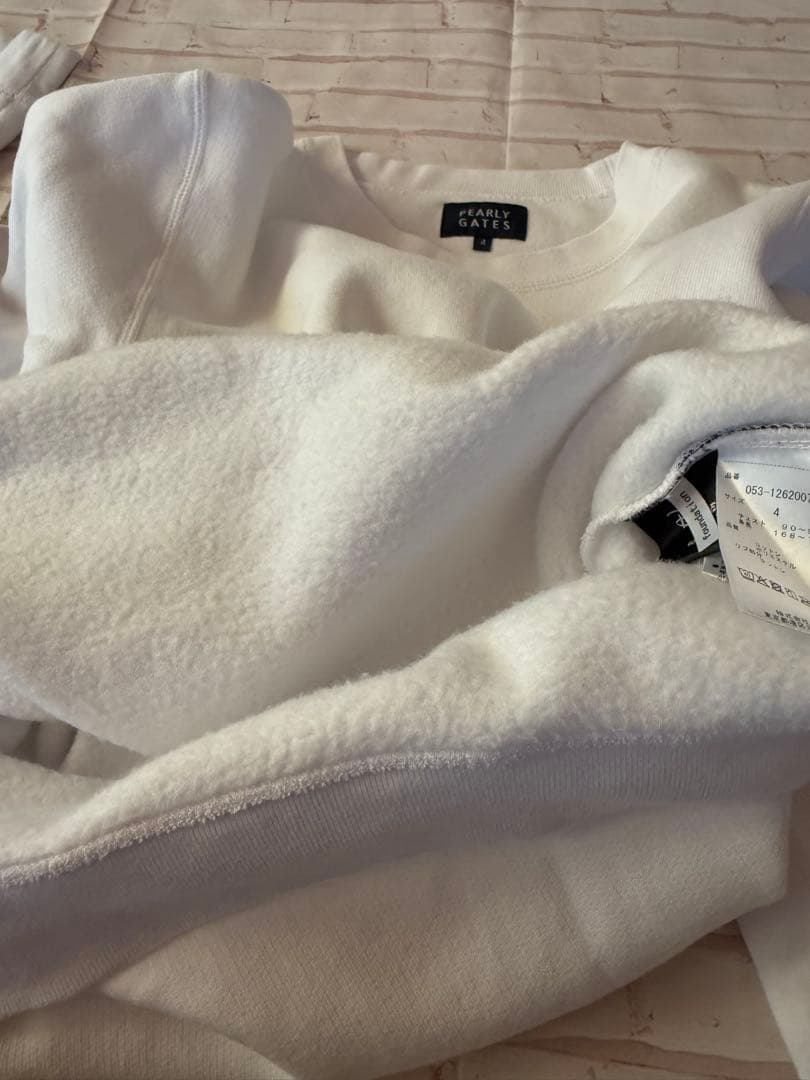 PEARLY GATES ミッキーマウスコラボ トレーナー サイズ4 裏起毛