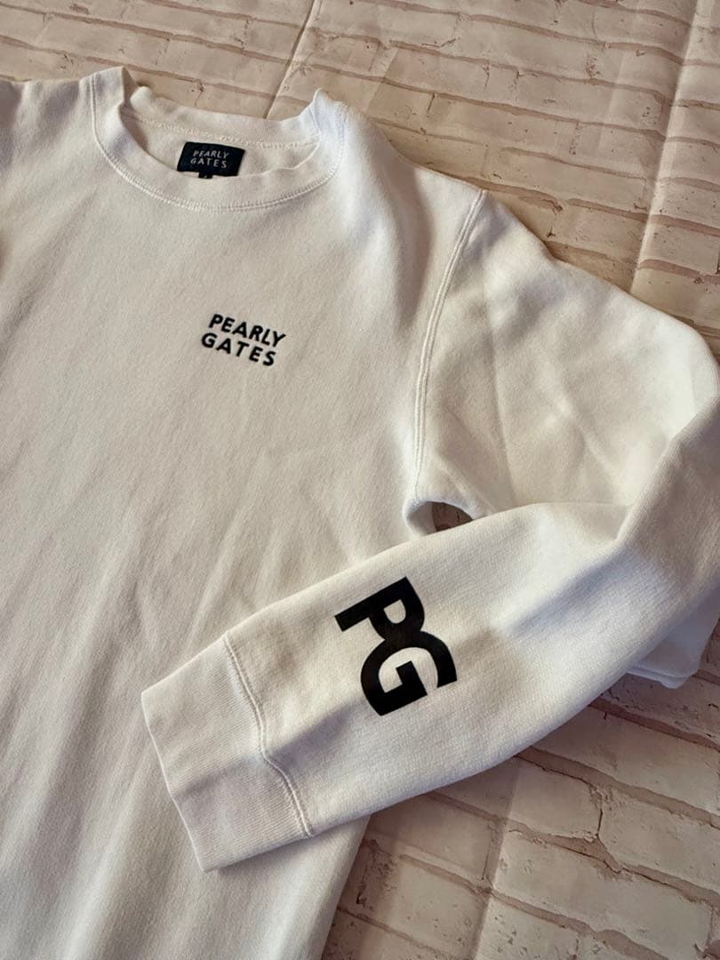 PEARLY GATES ミッキーマウスコラボ トレーナー サイズ4 裏起毛