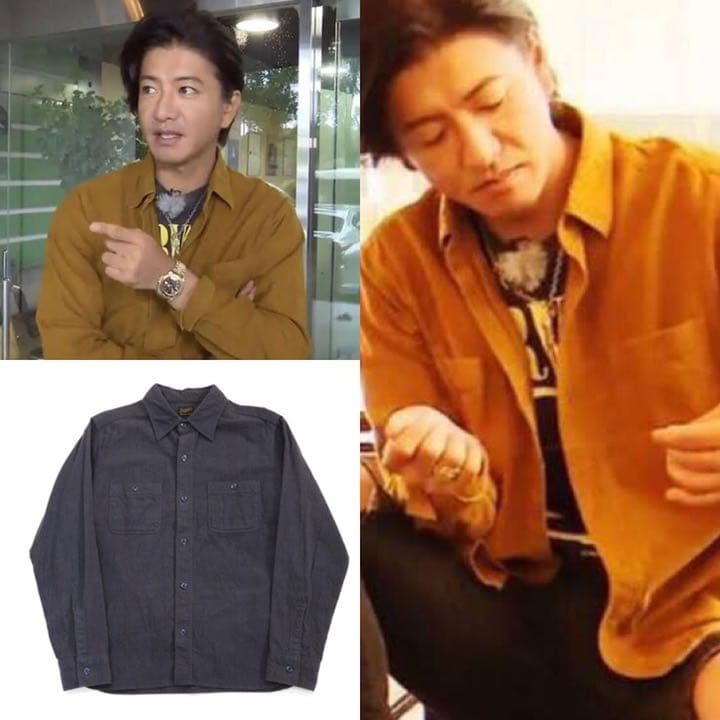 ☆キムタク着 テンダーロイン シャモアクロスシャツ チャコール - メルカリ