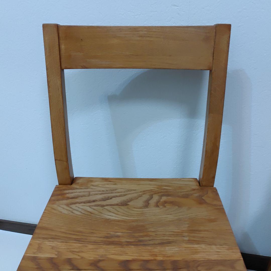 廃盤 希少 2脚セット 無印良品 無垢材 オーク材 チェア 椅子 イス 送料無料