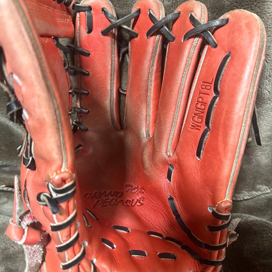 中古】ワールドペガサス グランドペガサス 外野用 WGNGPT8L 硬軟式兼用