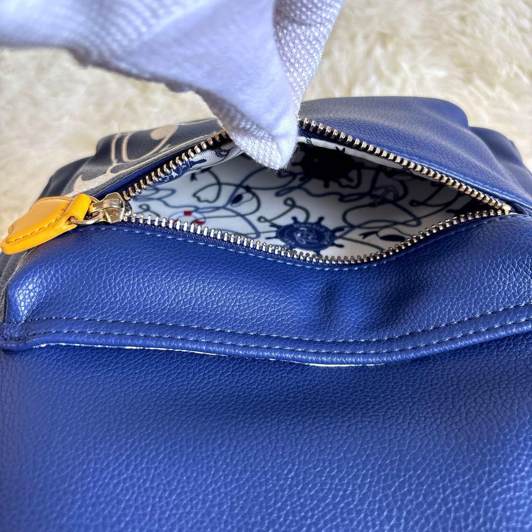 美品✨ドナルドダック 90周年 サマンサタバサ ディズニー バッグ リュック 青