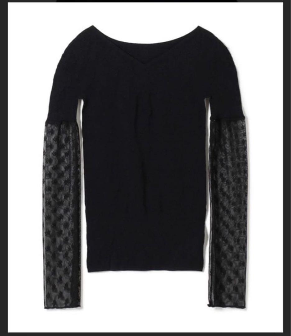 新品　チャコット　フラワーチュールコンビニットトップ