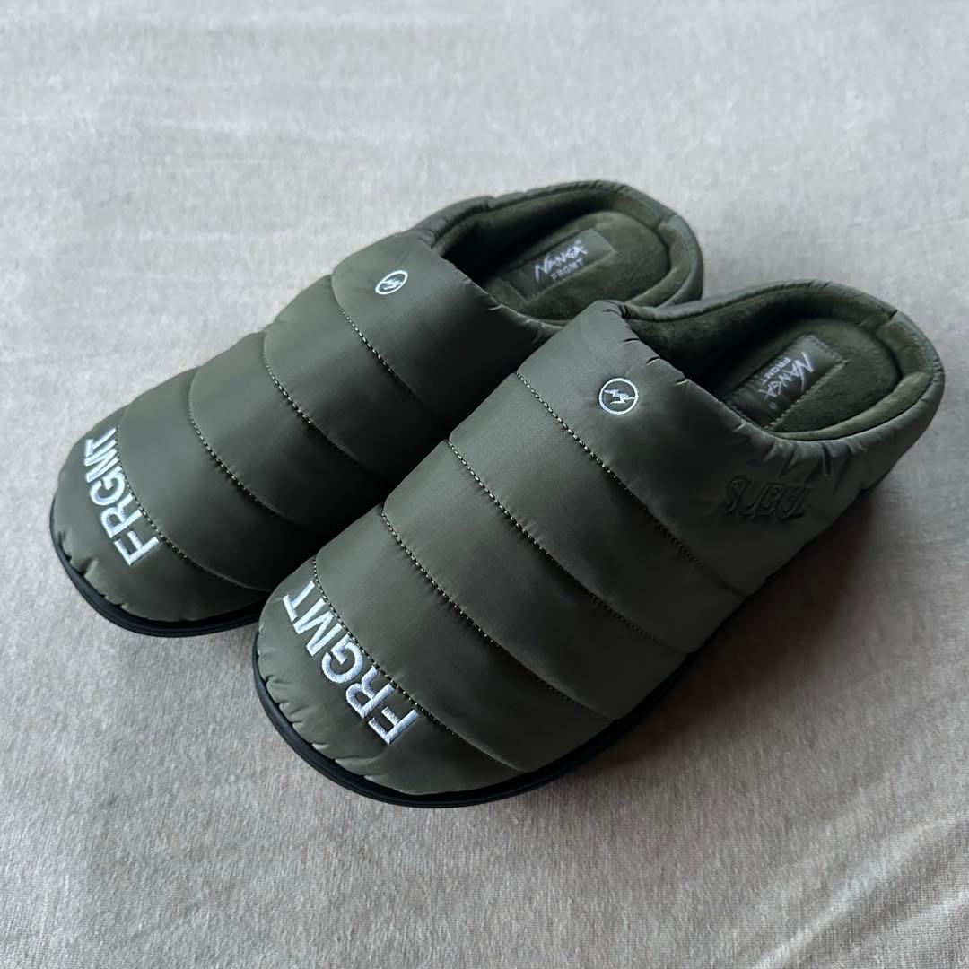 1新品 NANGA FRAGMENT SUBU ウィンター サンダル カーキ