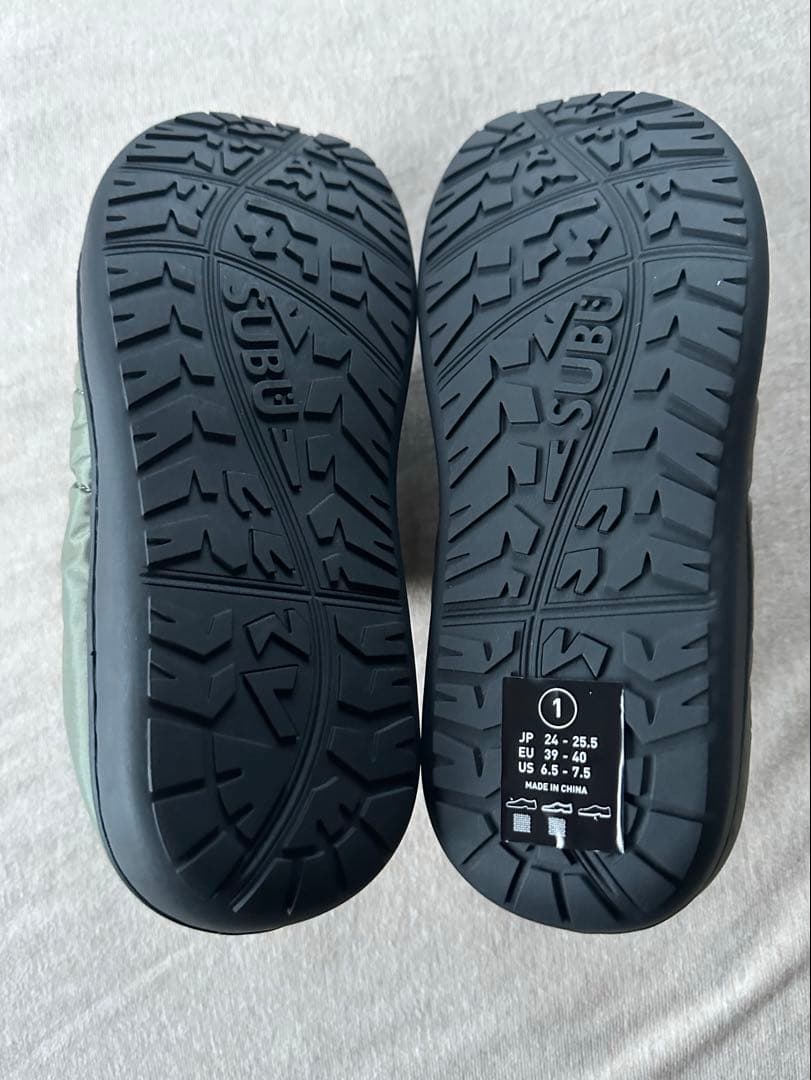 1新品 NANGA FRAGMENT SUBU ウィンター サンダル カーキ