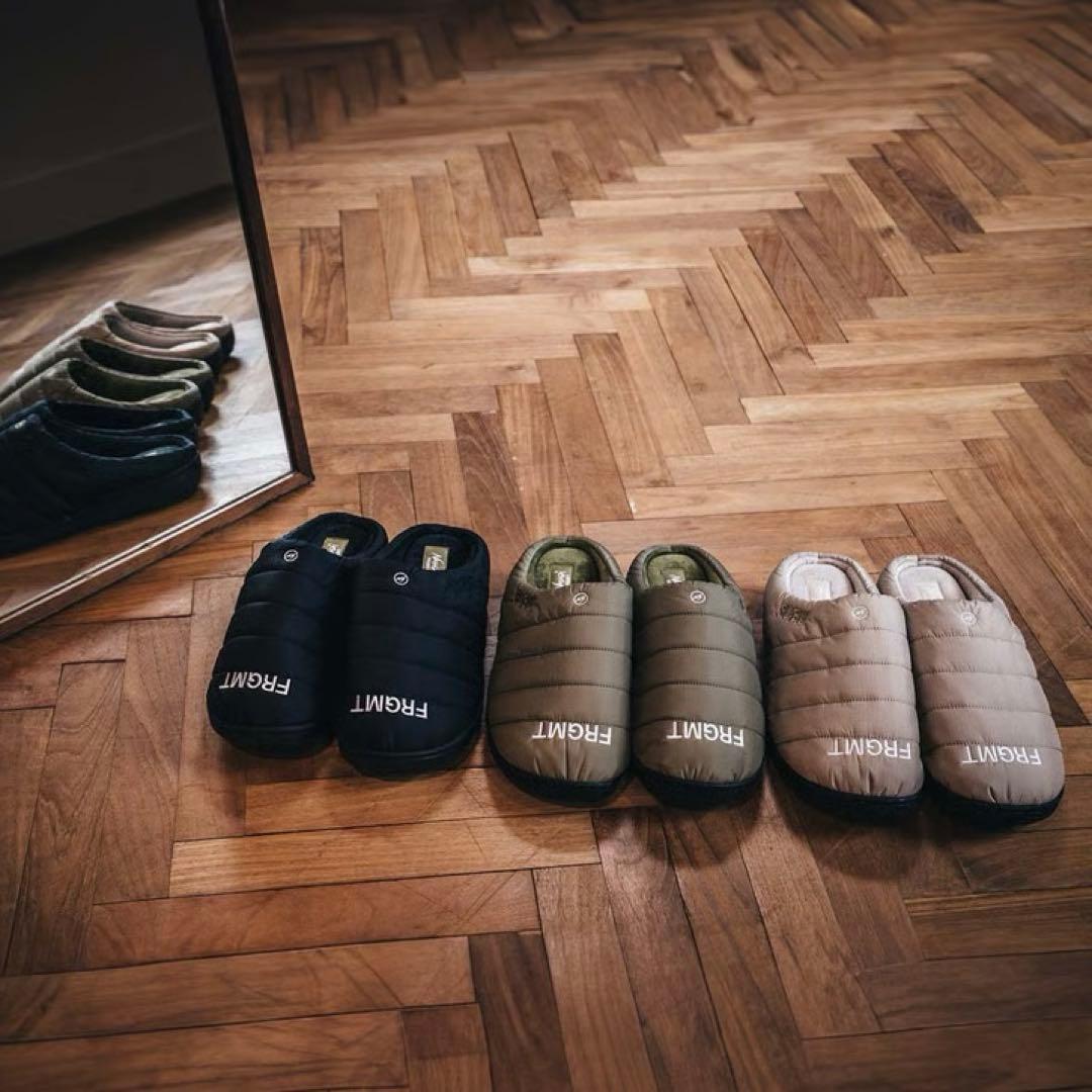 1新品 NANGA FRAGMENT SUBU ウィンター サンダル カーキ