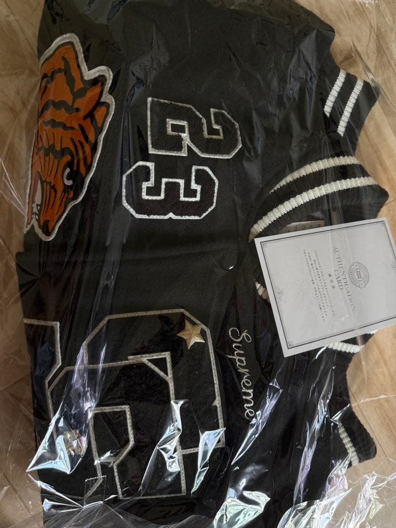 ジャケット・アウター Supreme Tiger Varsity Jacket \"Black