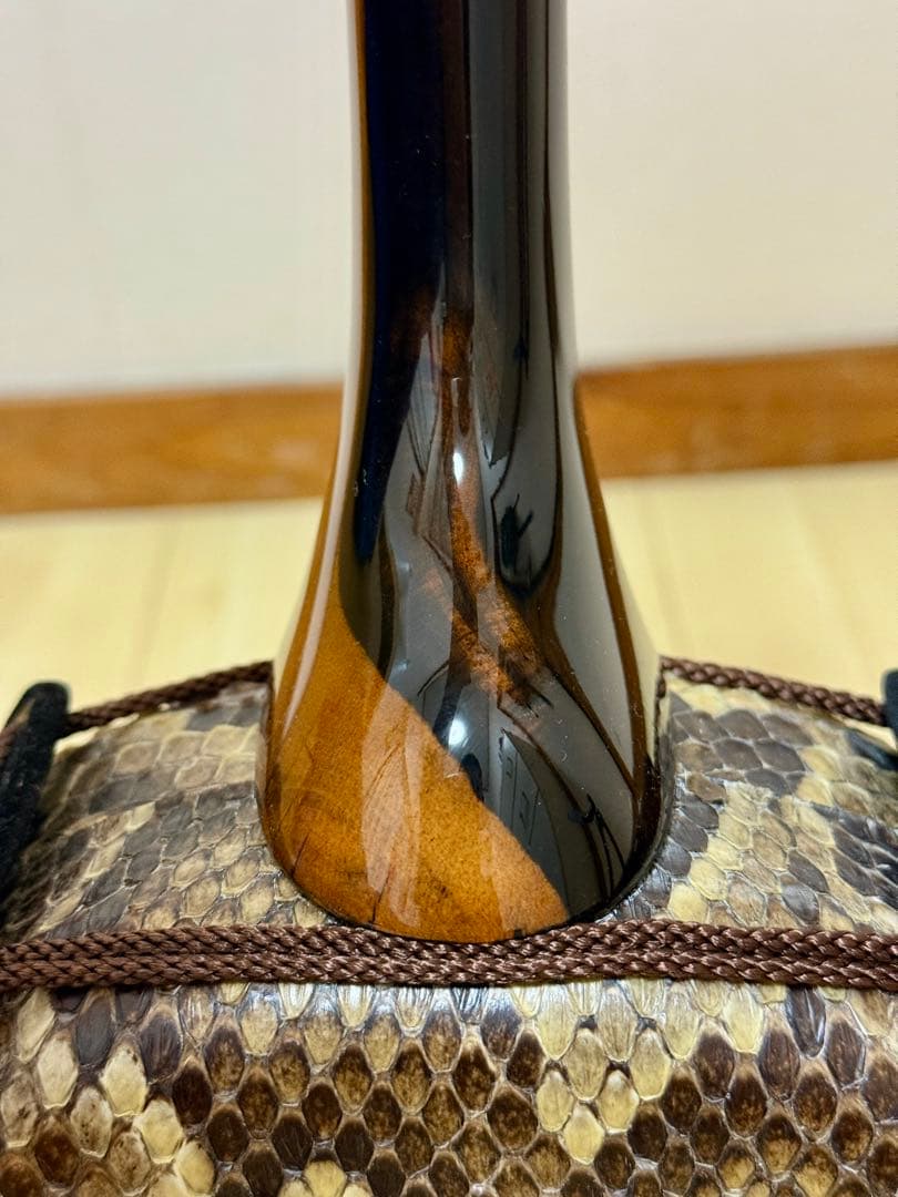 バ*ナ様 沖縄三線　【希少材八重山黒木】真壁型　糸洲作