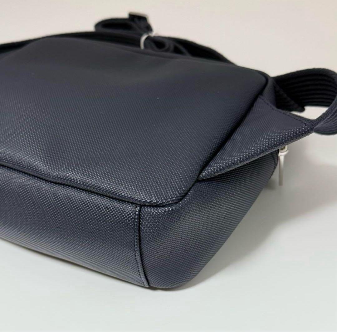 美品☆ラコステ☆ボディバッグ　ウエストポーチ　ショルダー　ネイビー　カメラバッグ