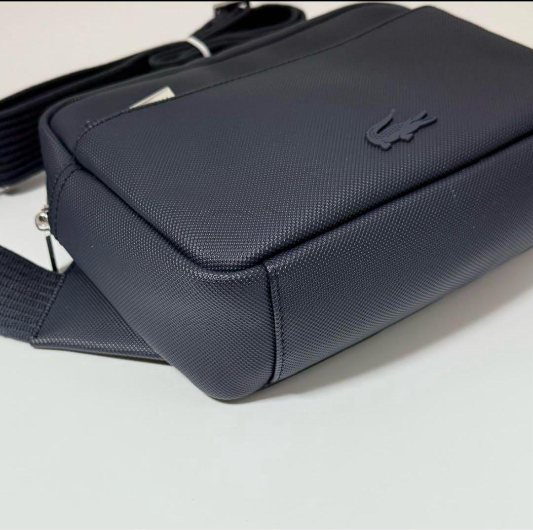 美品☆ラコステ☆ボディバッグ　ウエストポーチ　ショルダー　ネイビー　カメラバッグ