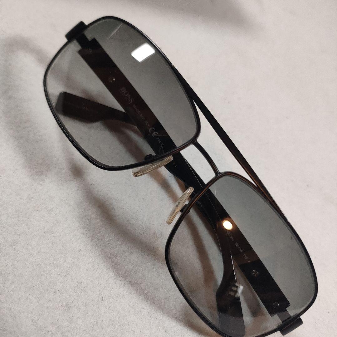 752 超美品　BOSS　ボス　サングラス　度無　0409/F/S