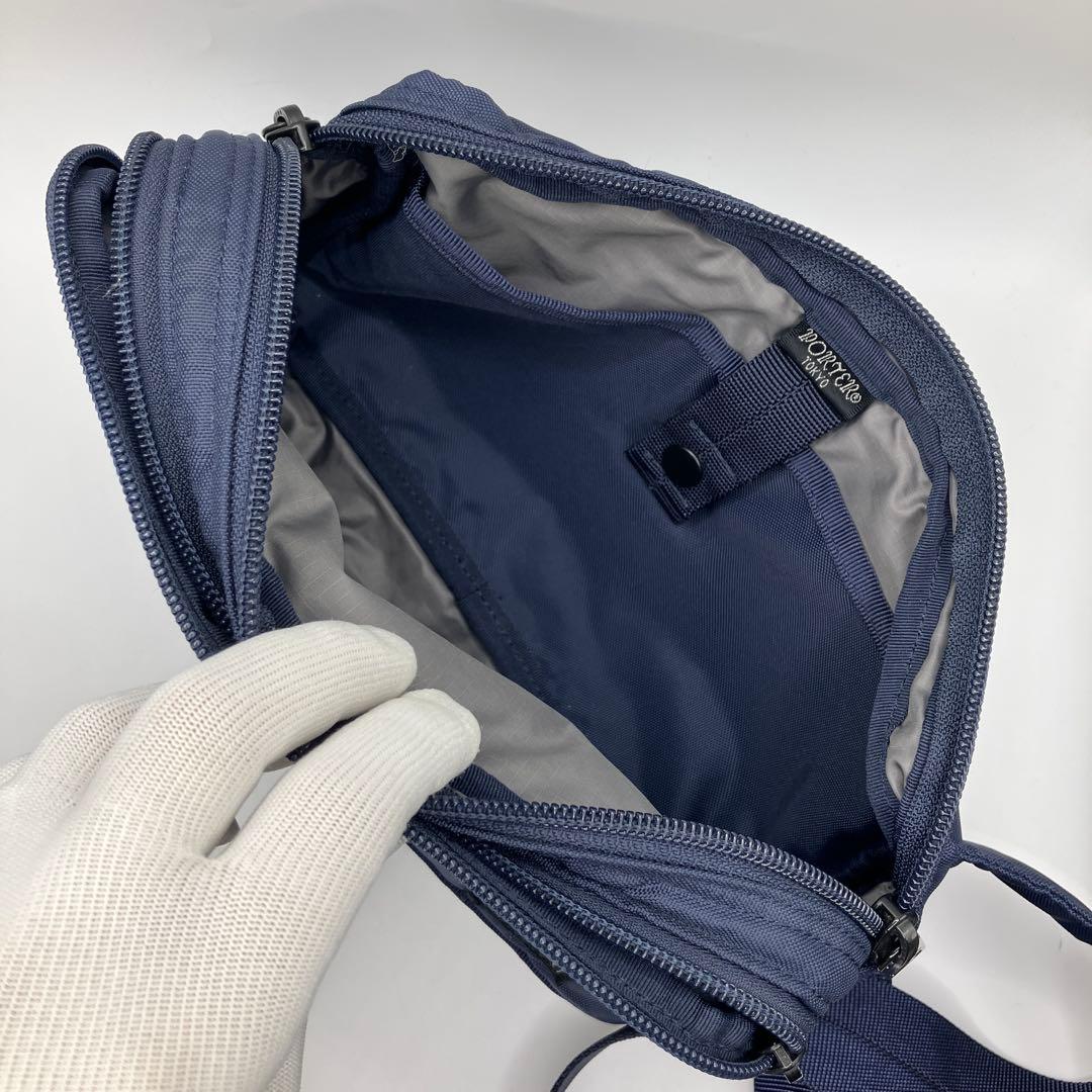 ☆未使用級極美品☆ PORTER FLASH（フラッシュ）ボディバッグ 2層