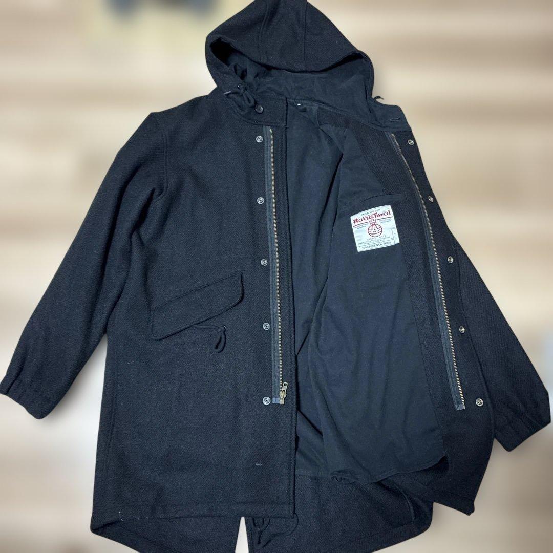 シュプリームsupremeハリスツィードWoolFishtailParka