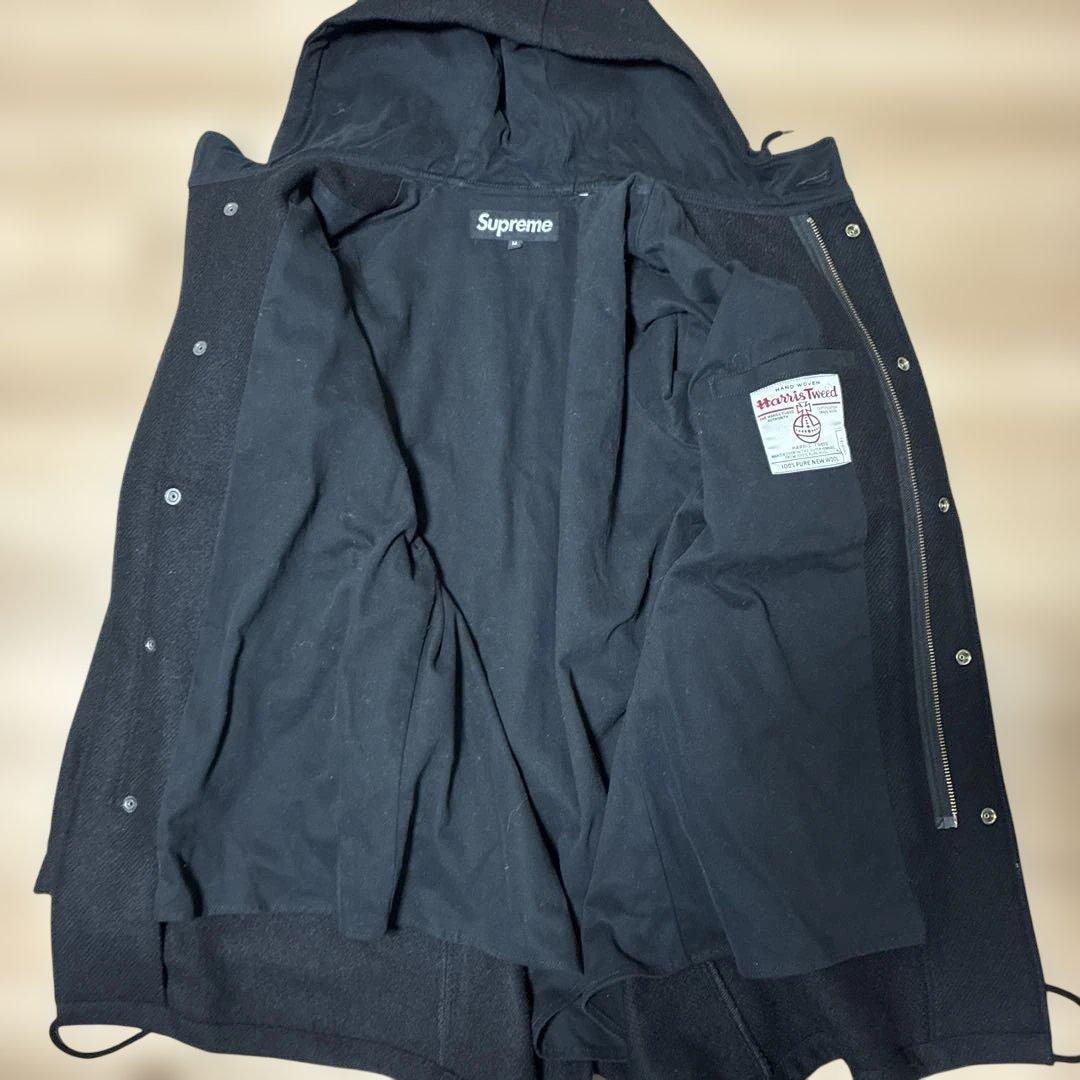 シュプリームsupremeハリスツィードWoolFishtailParka