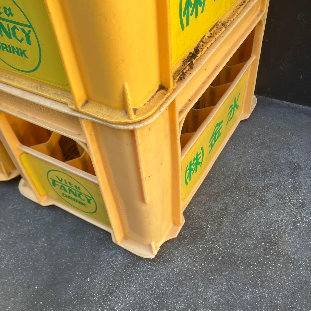 ジュース瓶ケース 10個　コンテナ　ケース　ボックス　ビールケース