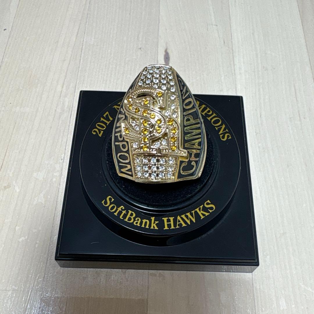 【美品】ソフトバンクホークス 日本シリーズ チャンピオンリング 3点SET