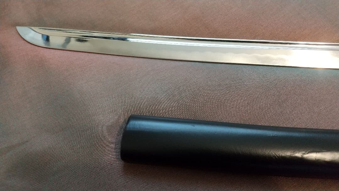 【二尺四寸二分】 居合刀 樋入り 長刀 透かし鍔 模造刀 武具 拵え 日本刀