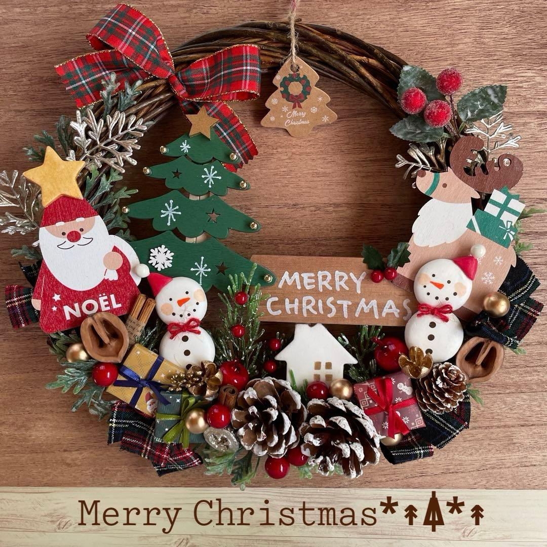 ‪☆28 ・30・31クリスマスリース ハンドメイドリース
