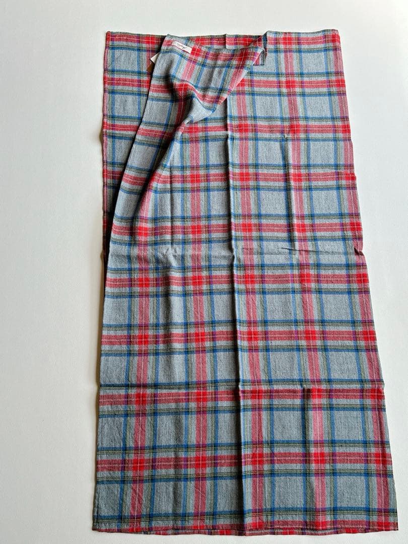 【新品】 ICHI Antiquites ⿻ リネンウール チェック ストール