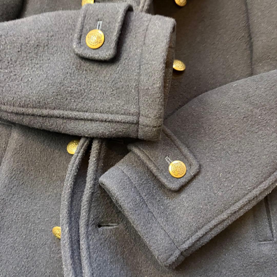 LONDON Tradition ネイビー ウール ピーコート シップス別注