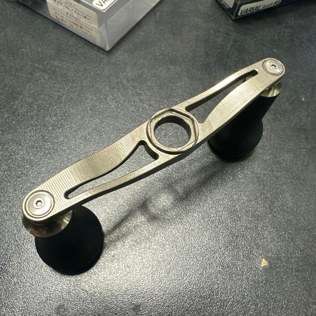 【美品】DRT バリアルハンドル95 シルバー　ナット込み