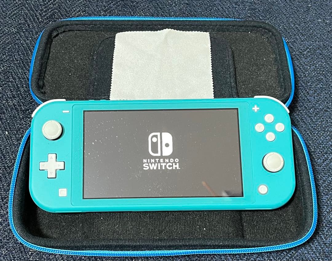 Nintendo Switch Lite ターコイズ 本体 専用ケース付き