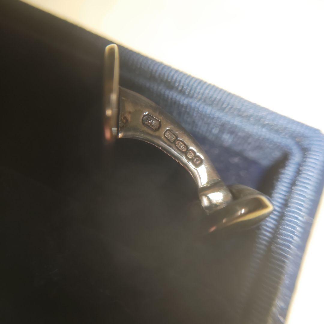 【超希少・未使用】ラルフローレン　純銀　スカル　オーバル　カフス　カフリンクス