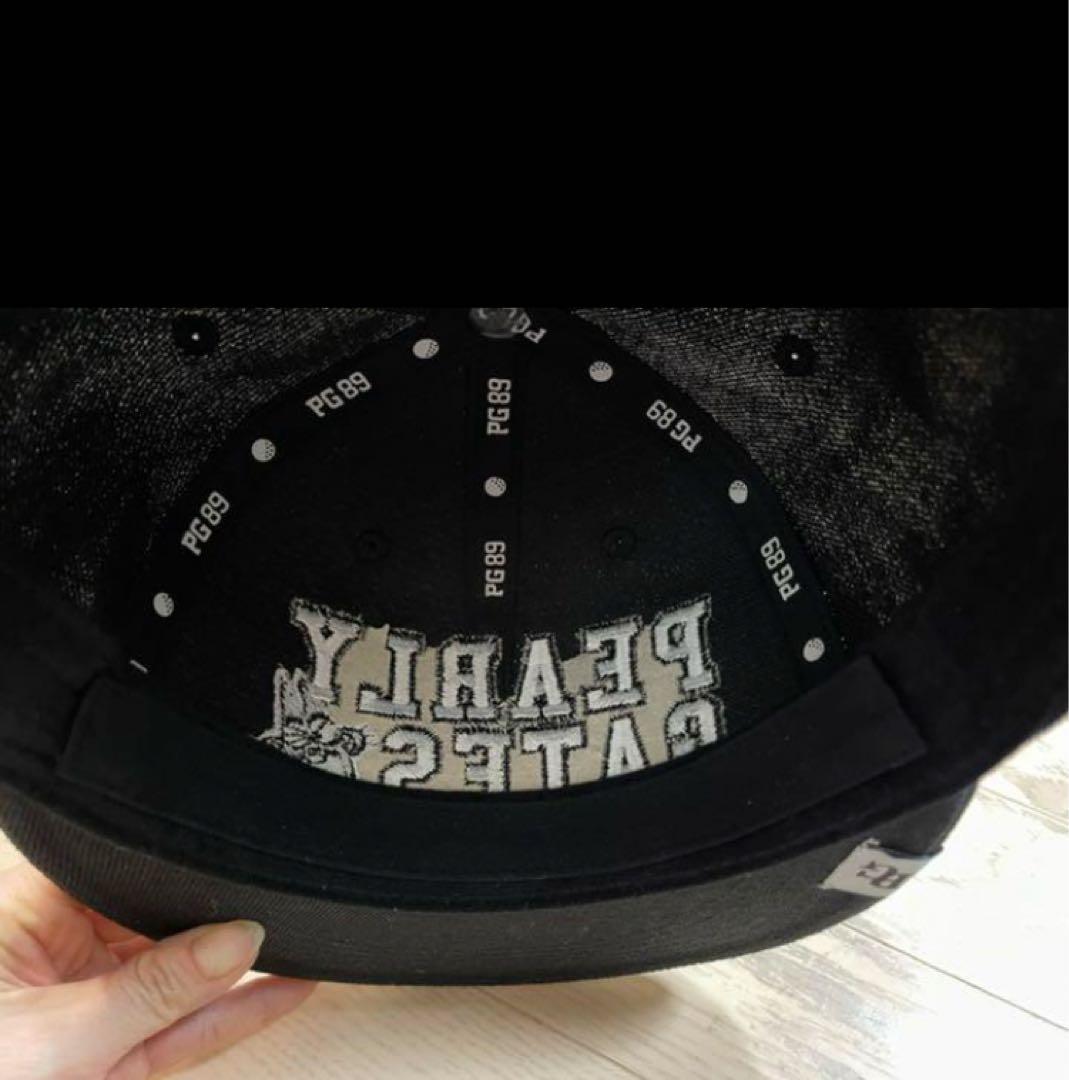 激レア/廃番【ニャロメ×パーリーゲイツ】30周年限定コラボ キャップ白×黒