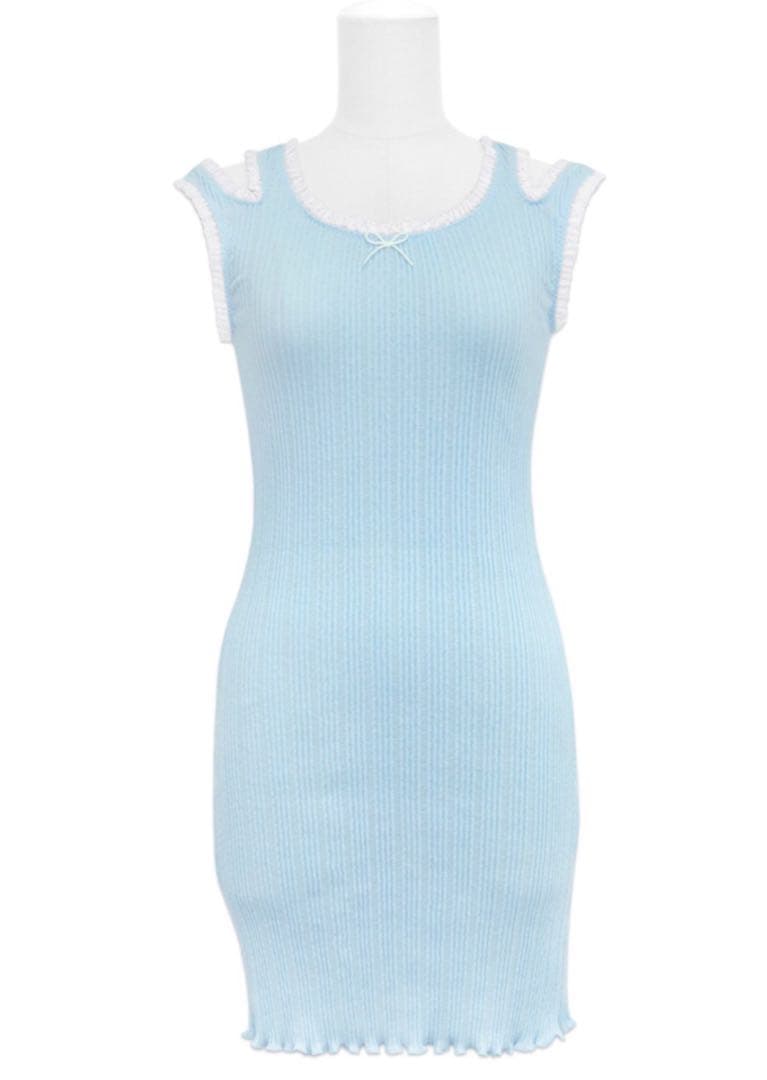 新品 Katie UNDER PRETTIES ダブルタンクワンピース グレー