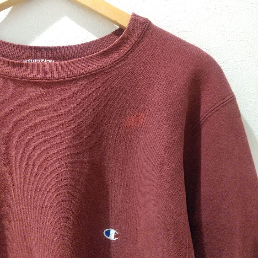 チャンピオン 80s リバースウィーブ エンジ 赤 USA製