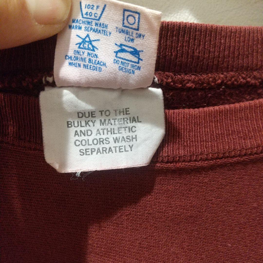 チャンピオン 80s リバースウィーブ エンジ 赤 USA製