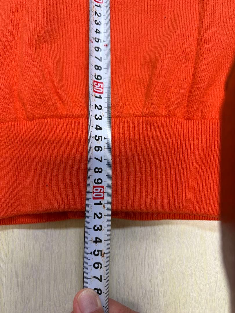 BEAMS GOLF オレンジ ウール100%裏地付き