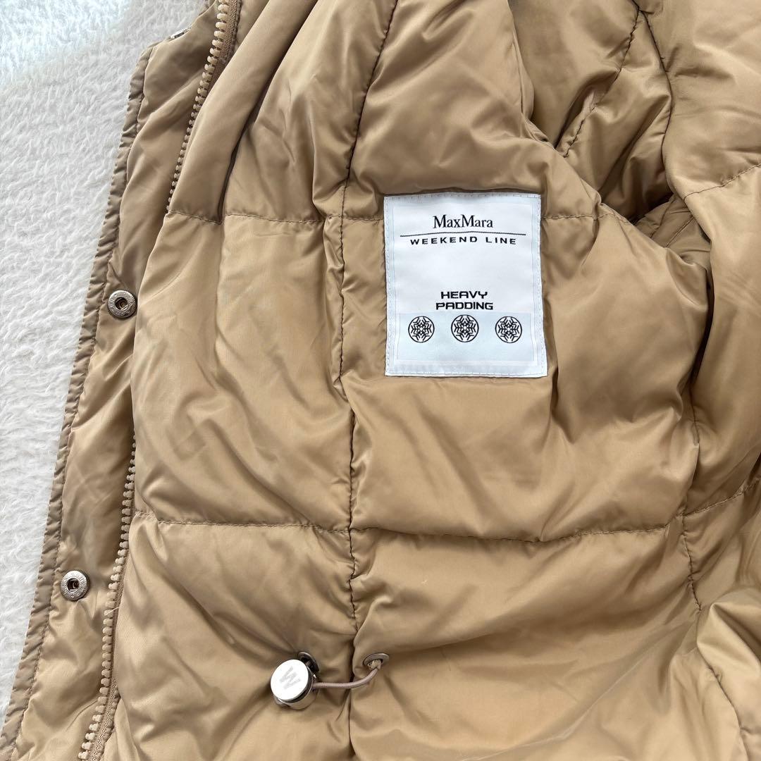 【美品】MaxMara Weekend キルティング ダウンコート フード