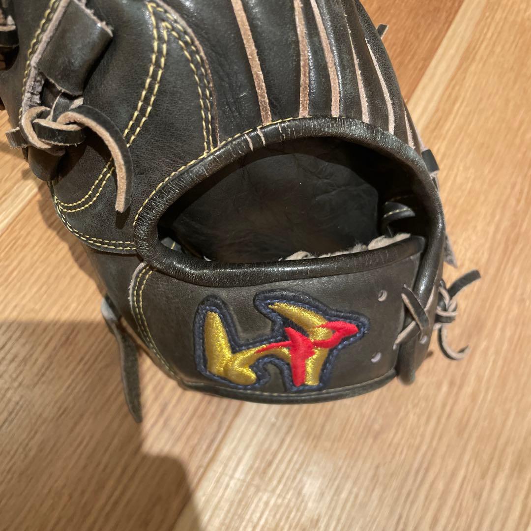 ワールドペガサス 硬式野球グローブ 左　黒　美品