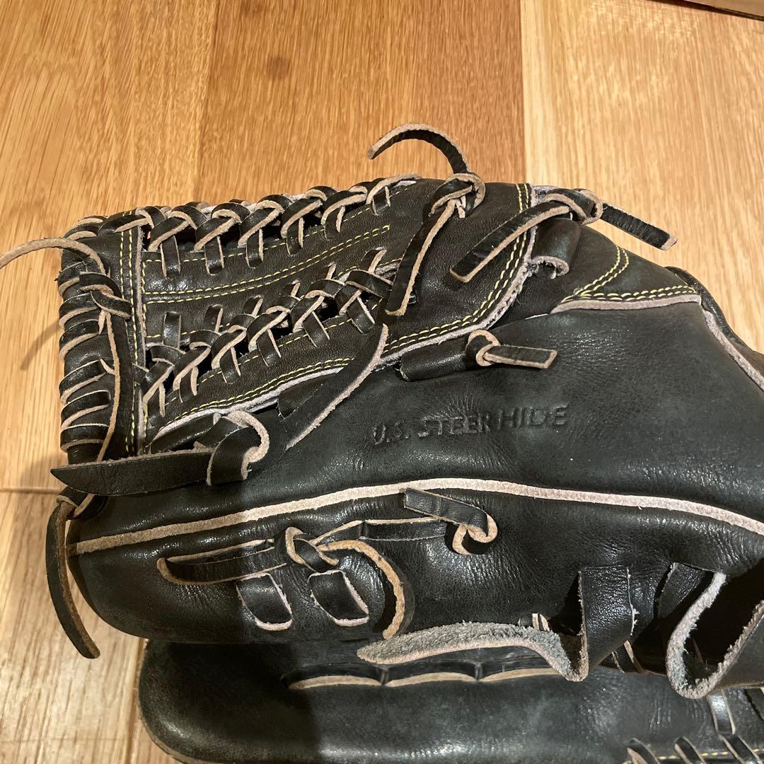 ワールドペガサス 硬式野球グローブ 左　黒　美品