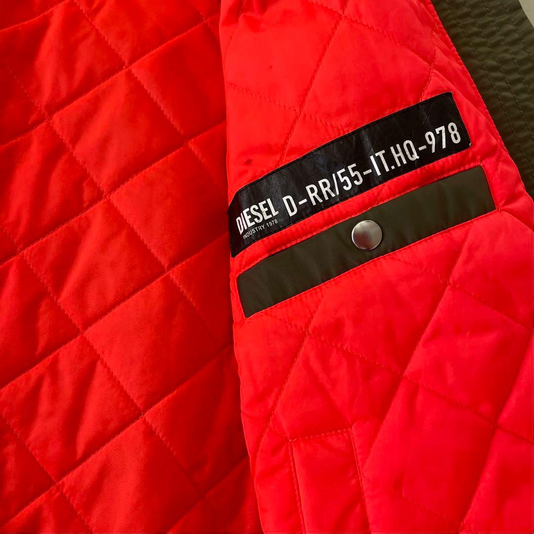 ディーゼル DIESEL MA-1 ジャケット XL 中綿 キルティング カーキ