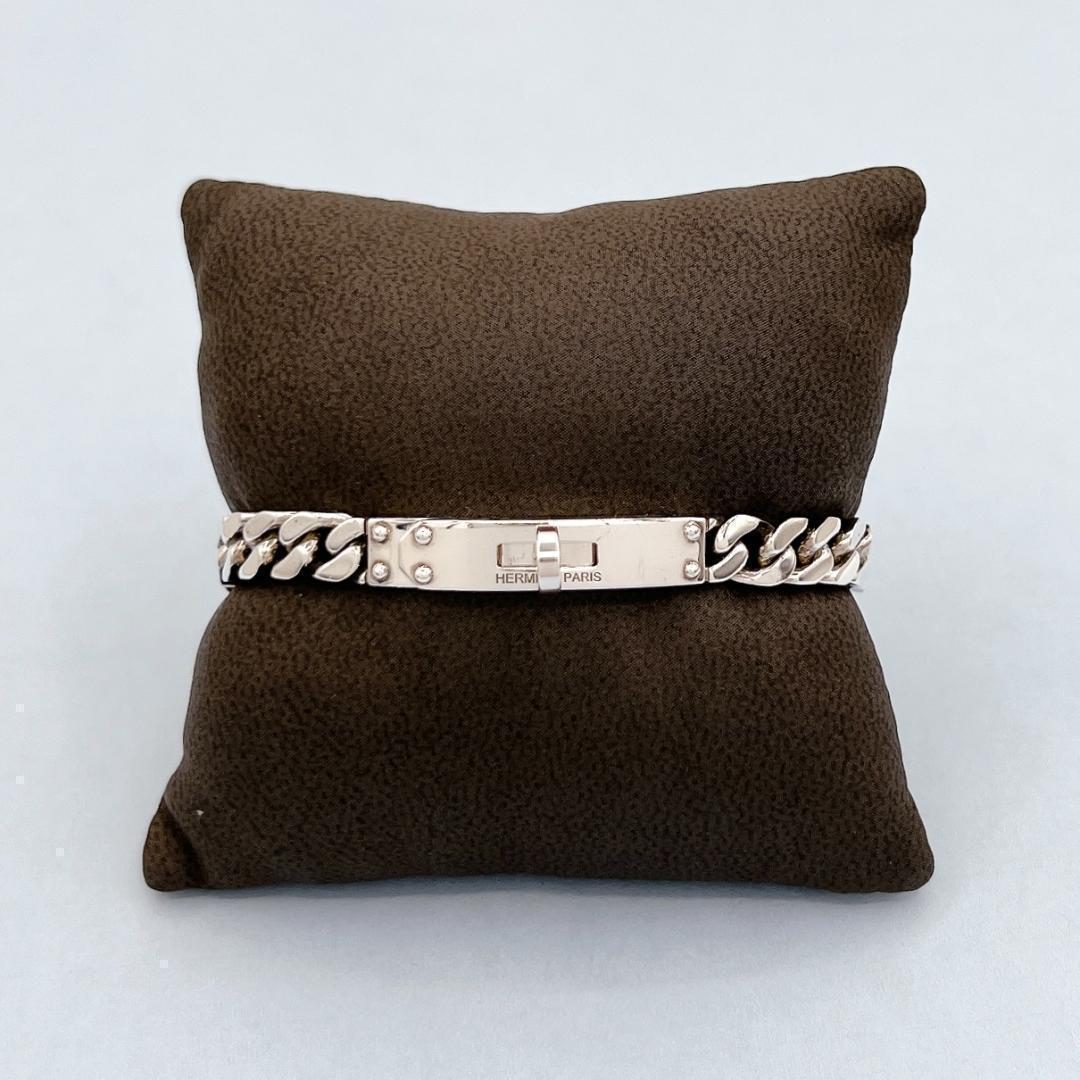 エルメス ブレスレット ケリーグルメット サイズ：SH 925 シルバー