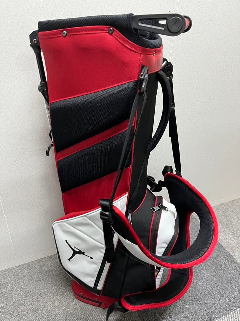 ジョーダン Jordan Fadeaway キャディバッグ レッド×ホワイト - メルカリ