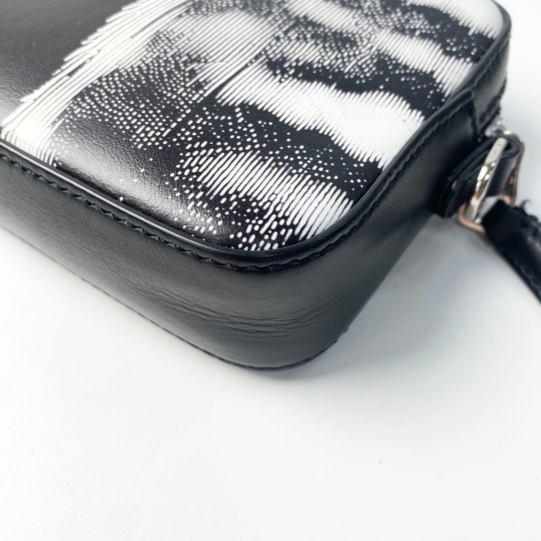 美品 dunhill モノトーンウエストエンドバッグ フォトグラフィックアート.