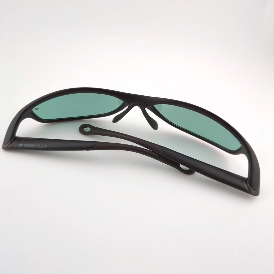 TAG Heuer タグホイヤー サングラス ブラック グリーンレンズ ケース付