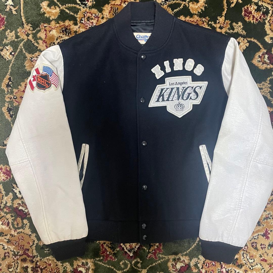 80-90s Chalk Line Los Angeles Kingsスタジャン