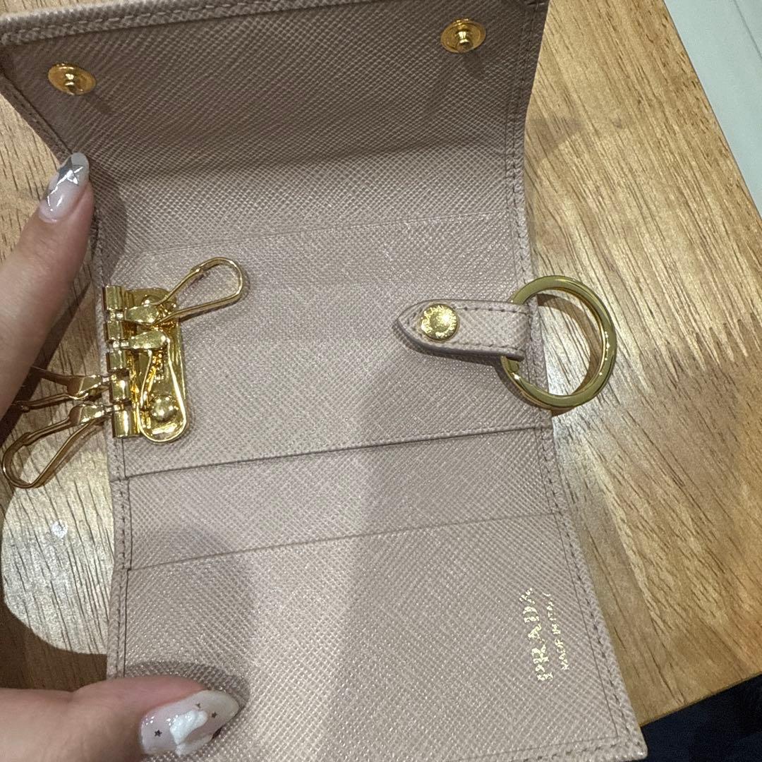 PRADA サフィアーノマルチカラーキーケース