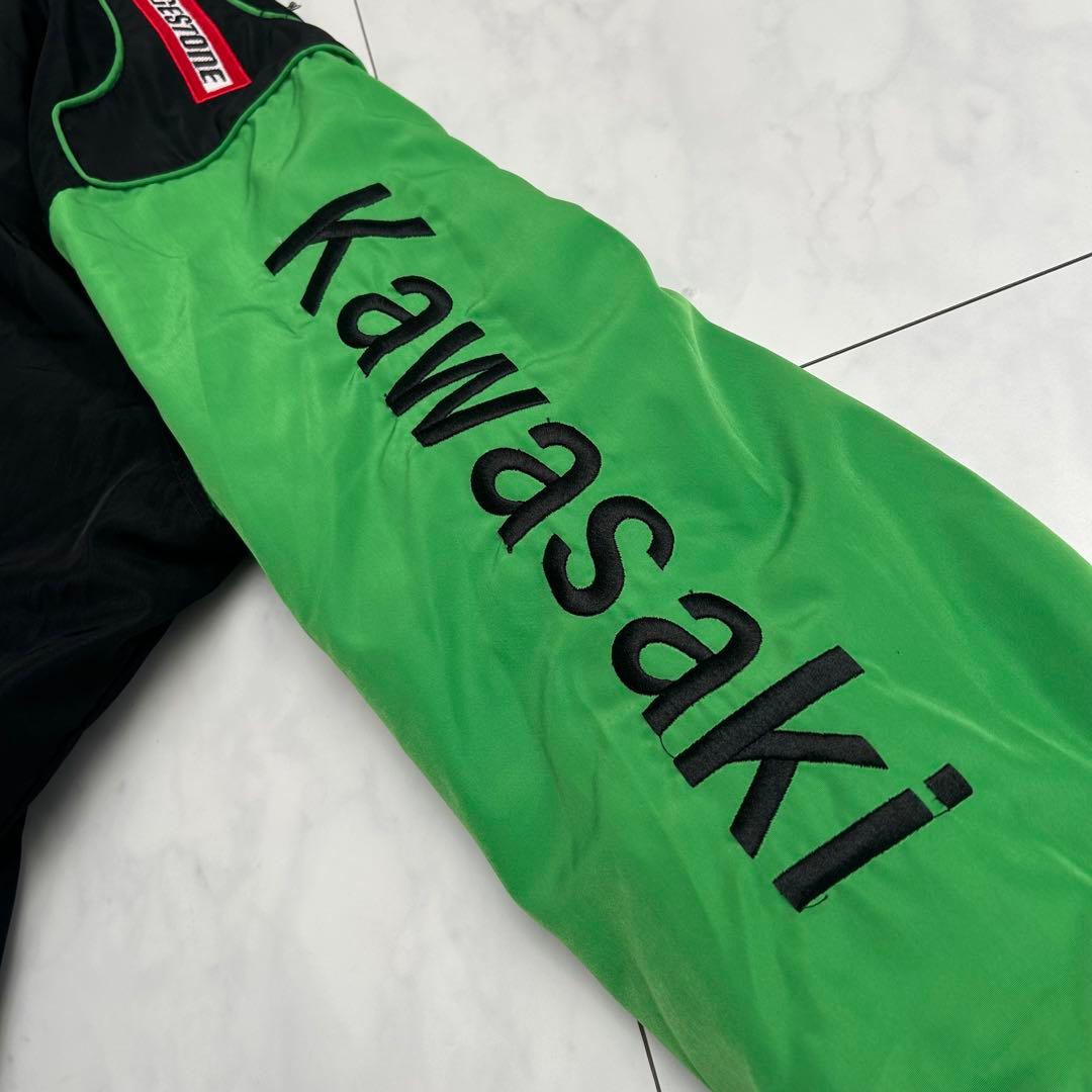 【グッドデザイン】KAWASAKI MONSTER レーシングジャケット　XL