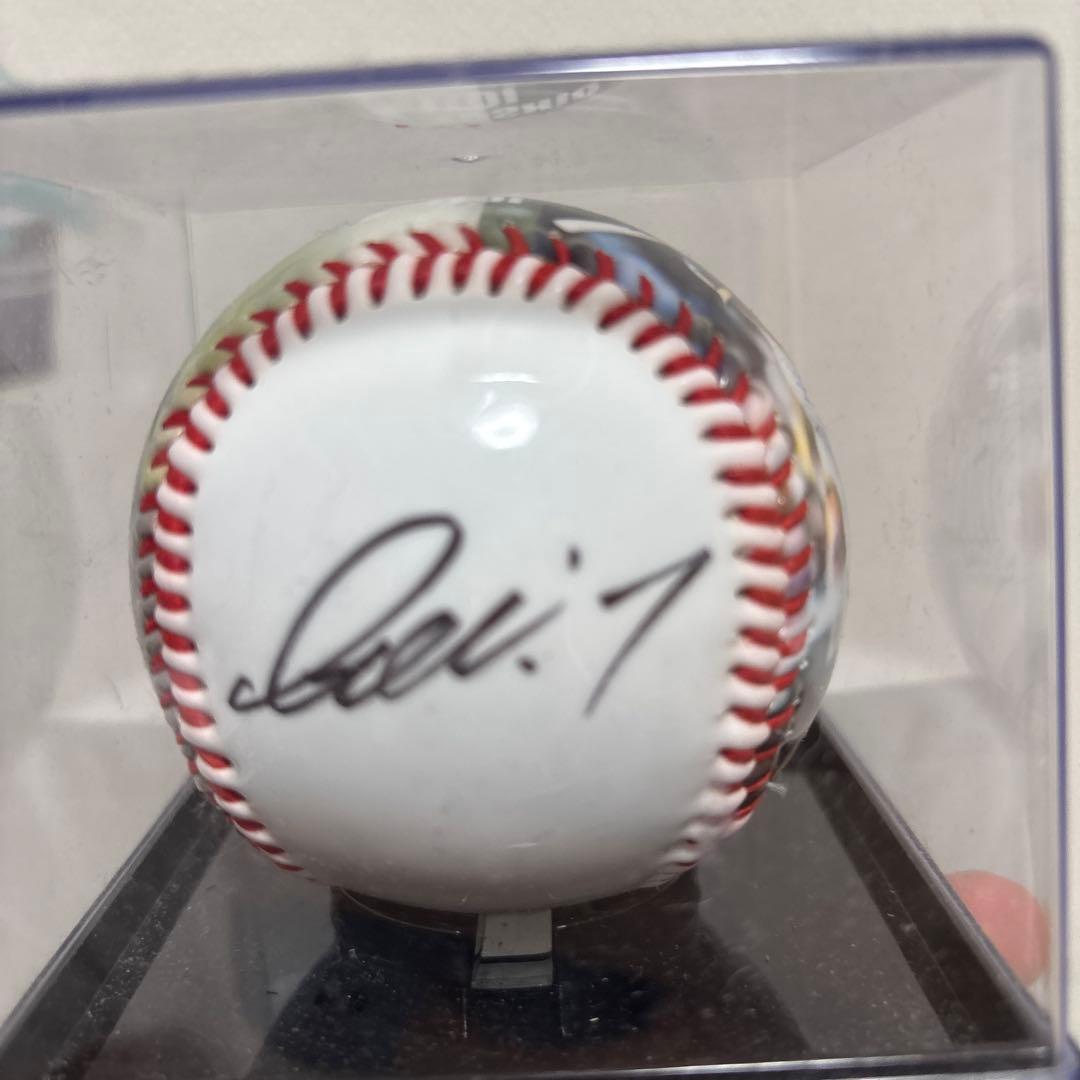 サイン入りタイガース記念野球 糸井嘉男プリントサインボール - 記念