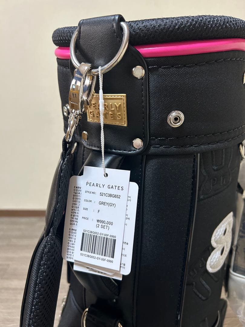 PEARLY GATES パーリーゲイツ　キャスター付キャディバック未使用タグ付