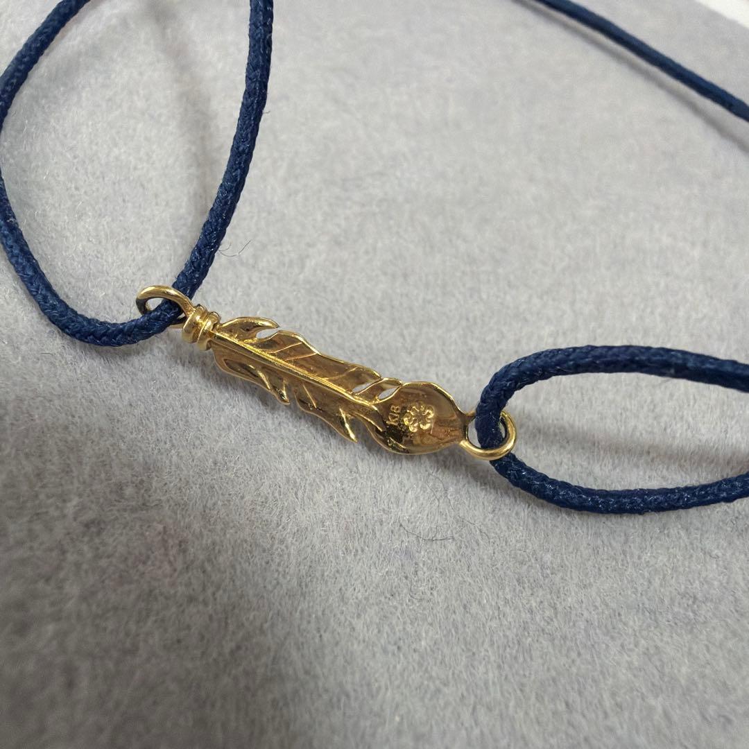 SYMPATHY OF SOUL K18 羽コードブレスレット